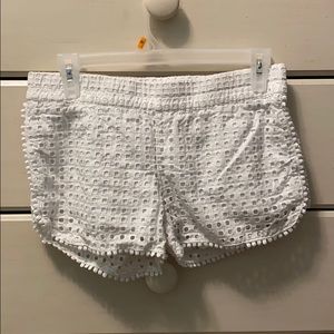 Lilly Pulitzer eyelet white shorts size:xs